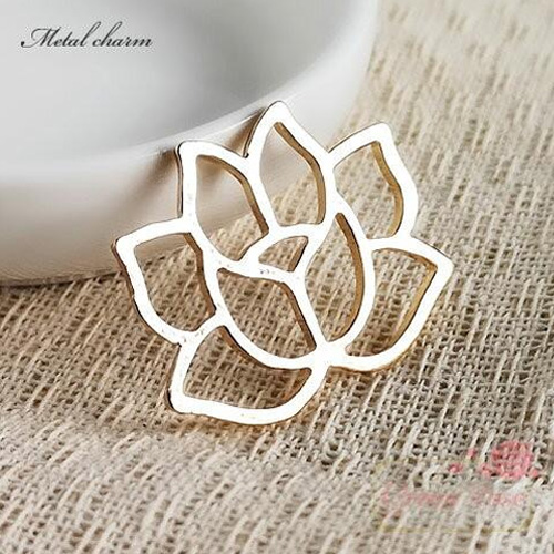 楽天市場】絵画風チャーム 全2色 4個 額縁 フレーム バラ 一輪花 エポ