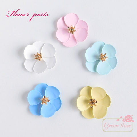 楽天市場】クリアカラー フラワーパーツ 全8色100g プラスチック