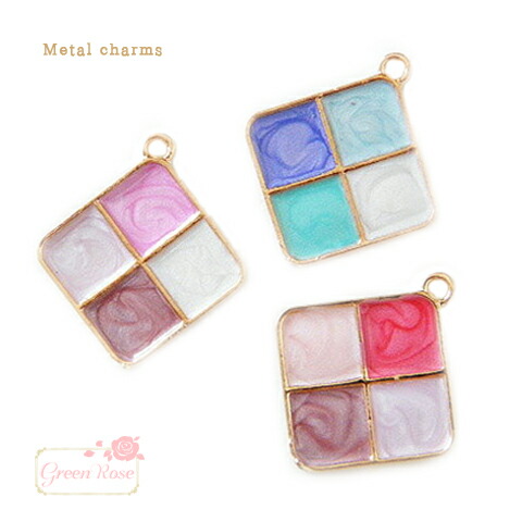 楽天市場】【数量限定】 アセチのチャーム しずく 10色 10個 べっこう