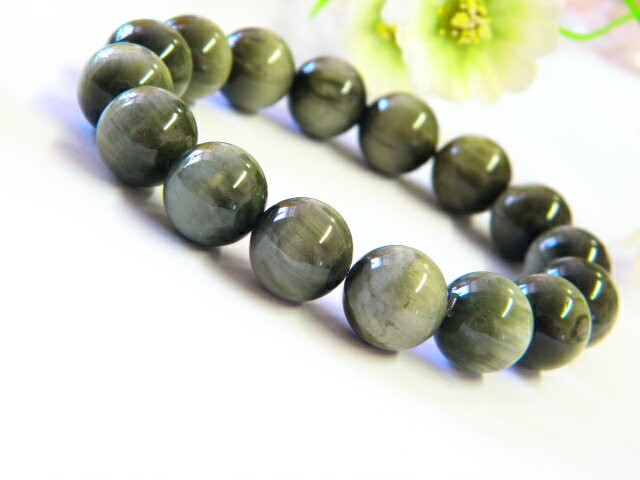 天然翡翠ブレスレット 16mm プレミアム・16cmサイズ】（プレミアム濃緑色ヒスイ）糸魚川天然