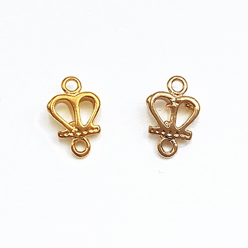 楽天市場】金属チャーム 十字架 ミニ コネクター ゴールド 金古美