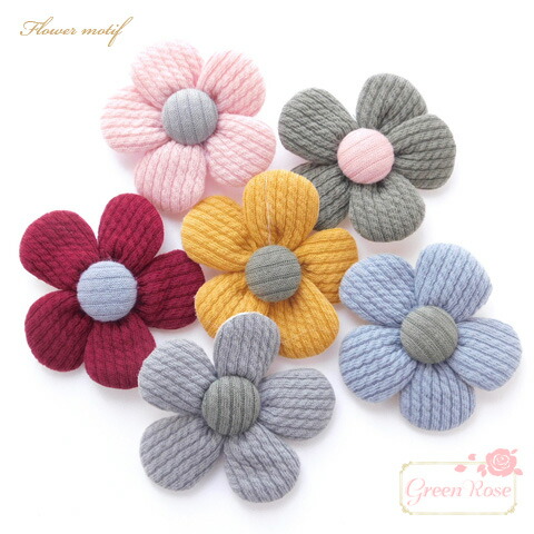 楽天市場】毛糸フラワー 10個 ふわふわ バラ 薔薇 毛糸 モチーフ