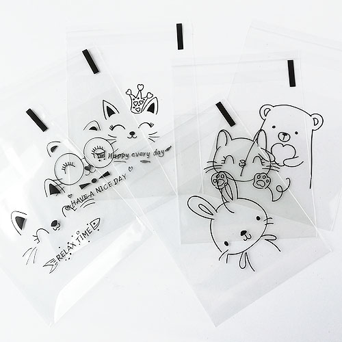 楽天市場】OPP袋 小分け 小物入り 業務用 粘着テープ付き 20×20cm 約