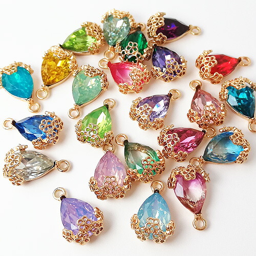 楽天市場】四芒星 チャーム 石座 ゴールド シルバー 全2種 10個 スター