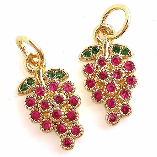 楽天市場】キュービックジルコニア ペンダントトップ クリア 1個 gp