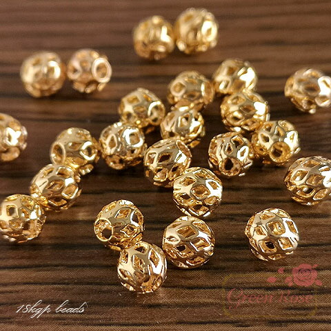 楽天市場】18kgp メタルビーズ 変形しずく ドロップ ゴールド 2個 真鍮