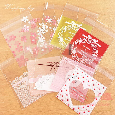 楽天市場】100mm×80mm 20枚入 OPP袋 シール付きクリアパック