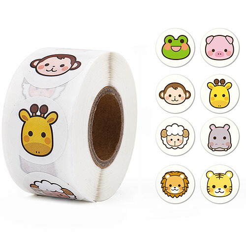 nene様　ロールシール、ステッカー他　まとめ売り　② 楽天市場】動物 どうぶつ アニマル 全身 ステッカー ロール シール 約