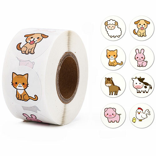 楽天市場】ギフトステッカー ロール シール レモン フルーツ 8種 1巻約