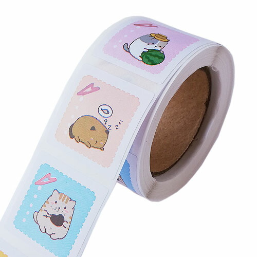 楽天市場】動物 どうぶつ アニマル 全身 ステッカー ロール シール 約