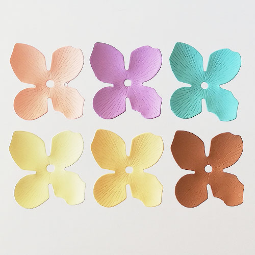 楽天市場】グラデーションフラワー 桜(大) 全6色 10個 ラメ