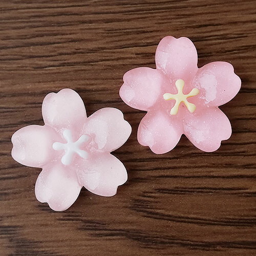桜ページ 楽天市場】桜 パーツ ピンク 全4タイプ 6個 5弁花 さくら サクラ