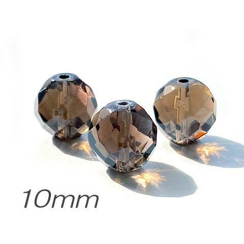 楽天市場】水晶 クリスタル 多面カット ビーズ 粒売り 天然石