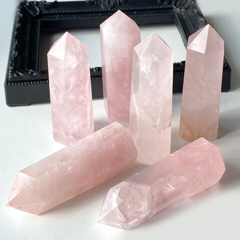楽天市場】天然石 水晶 ポイント 六角柱 クリスタル クォーツ