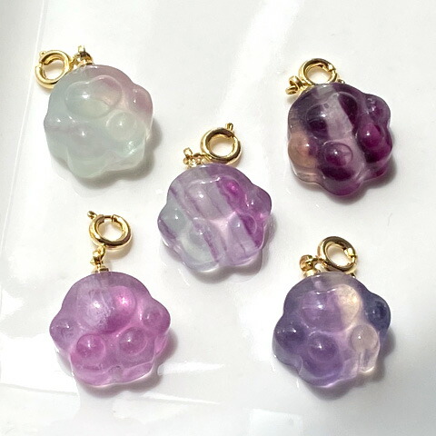 楽天市場】トルマリン 天然石 チャーム カニカン ペンダントトップ 1個