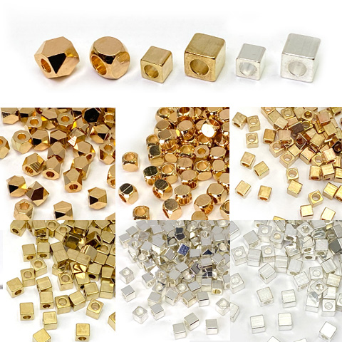 楽天市場】18kgp メタルビーズ 変形しずく ドロップ ゴールド 2