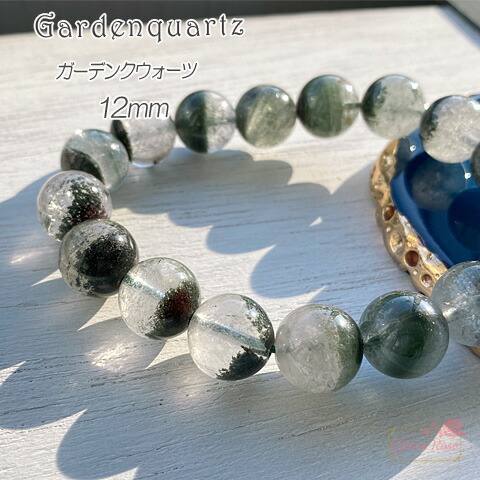 楽天市場】グリーン ファントム ガーデン クォーツ ブレスレット 緑