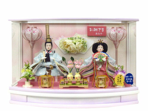 楽天市場】雛人形ケース 親王ケース飾り アクリルケース YN1269HC 間口