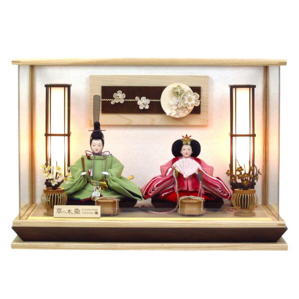 楽天市場】雛人形ケース 親王ケース飾り アクリルケース YN1282HC 間口