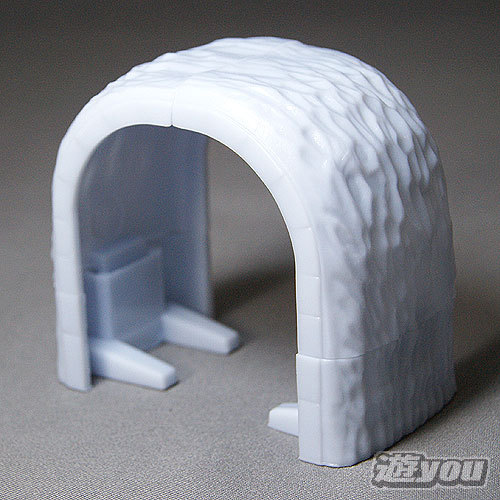 トンネル2（雪カラー） カプセルプラレール きかんしゃトーマス タカラトミーアーツガチャポンガシャポンカプセルコレクション画像