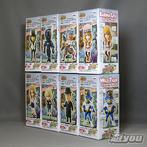 TIGER＆BUNNY ワールドコレクタブルフィギュア vol.4 8種セット i8my1cf とるナビ｜バンプレスト「WCFシリーズ」：TIGER & BUNNY