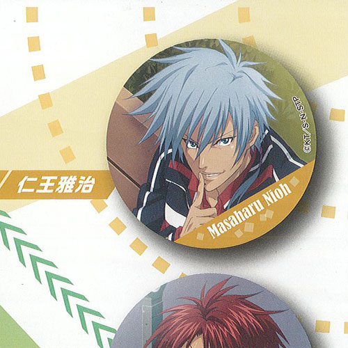 新テニスの王子様 RisingBeat カプセルカンバッジ vol.2 7：仁王雅治 ブシロード ガチャポン ガチャガチャ ガシャポン画像
