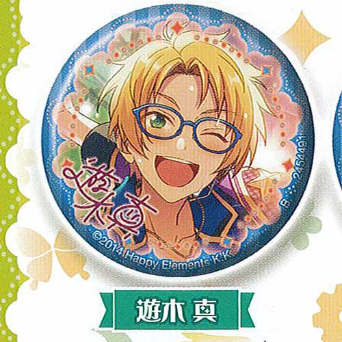 あんさんぶるスターズ! カプセル缶バッジ コレクション vol.6 1：遊木 真 バンダイ ガチャポン ガチャガチャ ガシャポン画像