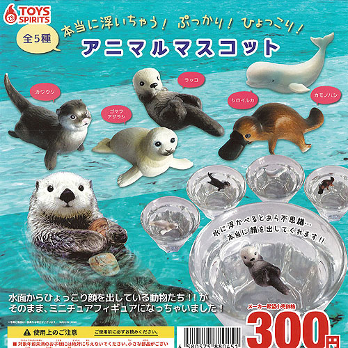 楽天市場 本当に浮いちゃう ぷっかり ひょっこり アニマル マスコット 全5種セット トイズスピリッツ ガチャポン ガチャガチャ ガシャポン 遊you 楽天市場店