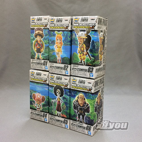 楽天市場 劇場版 One Piece Stampede ワールドコレクタブル フィギュア Vol 1 全6種セット バンプレスト ワンピース プライズ 遊you 楽天市場店