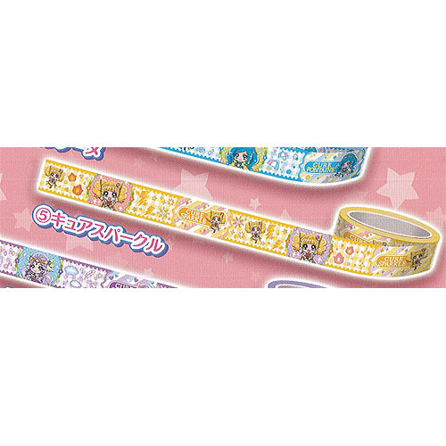 ヒーリングっど プリキュア ぐっず これくしょん 5：マスキングテープ キュアスパークル バンダイ ガチャポン ガチャガチャ ガシャポン画像