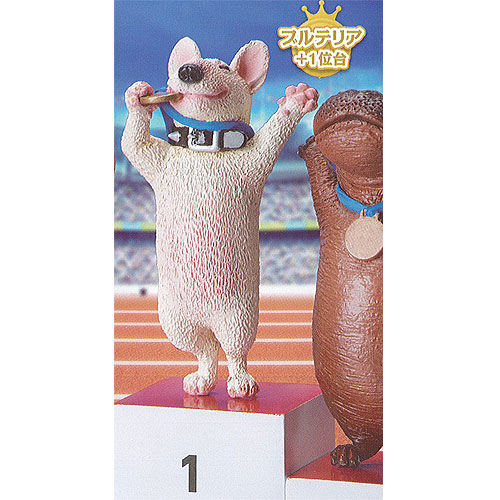 楽天市場 アニマル アトラクション 朝隈俊男 表彰台 あにまる 1 ブルテリア 1位台 スタンドストーンズ ガチャポン ガチャガチャ ガシャポン 遊you 楽天市場店