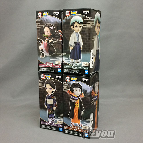 BANPRESTO - 鬼滅の刃 ワールドコレクタブルフィギュア 4種セット kmt-wcf1-4s-1.jpg