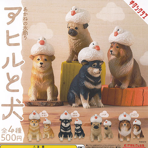 犬のフィギュアセット（茶色と白） 犬のフィギュアセット（茶色と白） ZXK 1:6 スケール日本の秋田