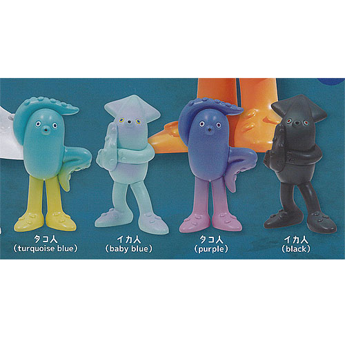 ミニイカ娘マスコットセット 楽天市場】【送料無料】侵略!?イカ娘 ミニイカ娘フィギュア