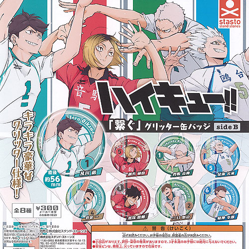 楽天市場】ハイキュー ラメグリッター 缶バッジ 1：日向翔陽 スタンド