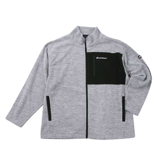 楽天市場】大きいサイズ メンズ 流し杢フリースジャケット Phiten 3L