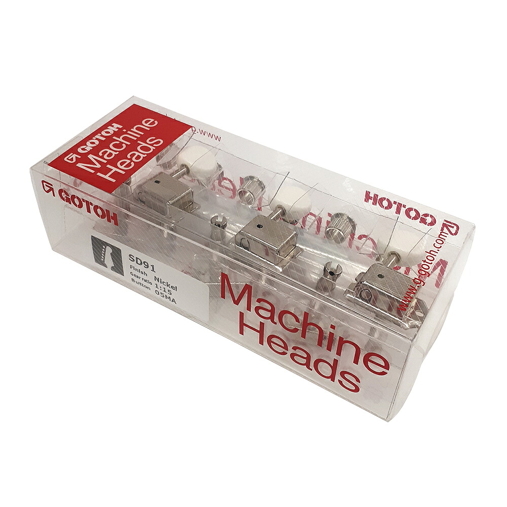 【フェンダータイプ定番モデル】 GOTOH SD91-05MA L6 【ニッケルフィニッシュ】 [ar1]