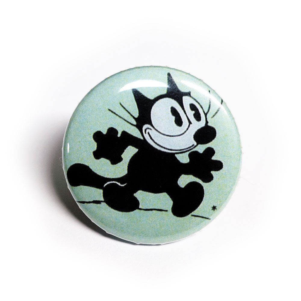 楽天市場】缶バッチ #CB030 [YE] FELIX フィリックス FELIX The CAT