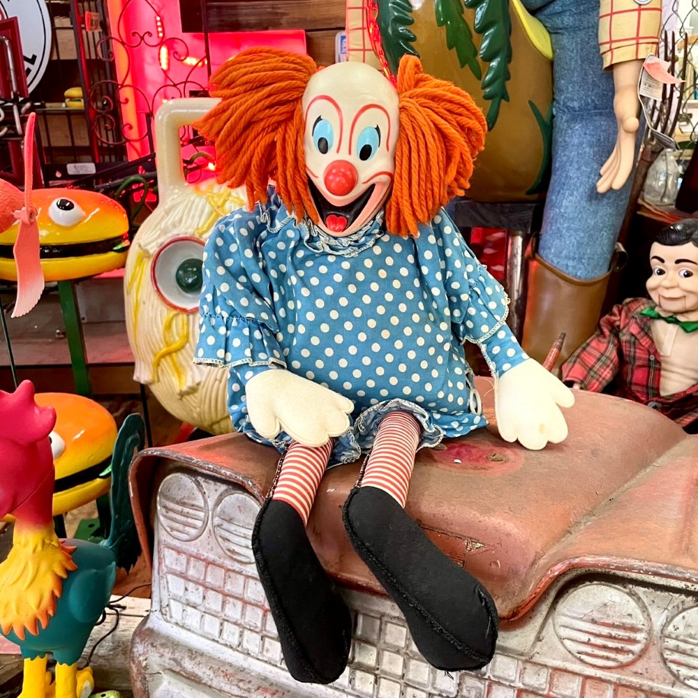 60's ヴィンテージ MATTEL Bozo the Clown ドール / プルストリング ボゾ ザ クラウン USA ドール アメリカン雑貨｜アメリカンガレージライフCHOPPERS