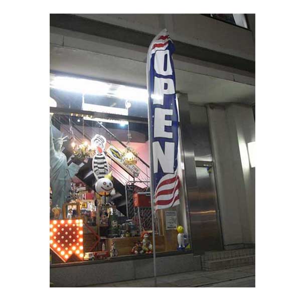 OPEN フラッグ バナー のぼり 店舗用 サイン 看板 ショップ ガレージ アメリカン雑貨｜アメリカンガレージライフCHOPPERS