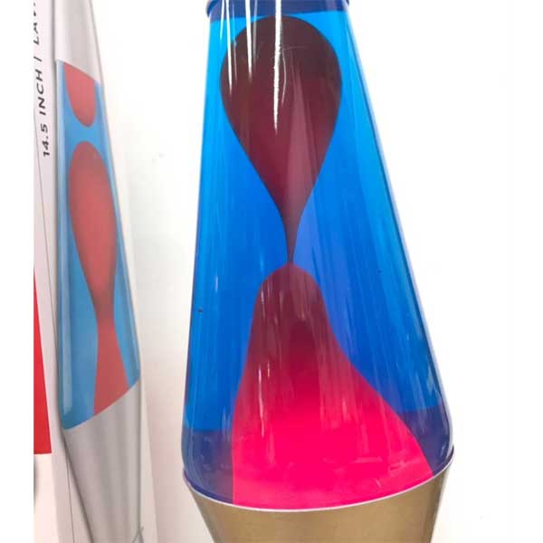 21 ラバライト Lava Light Lamp Red Wax Blue Liquid Silver Base ラバランプ アメリカン雑貨 Cooltonindia Com