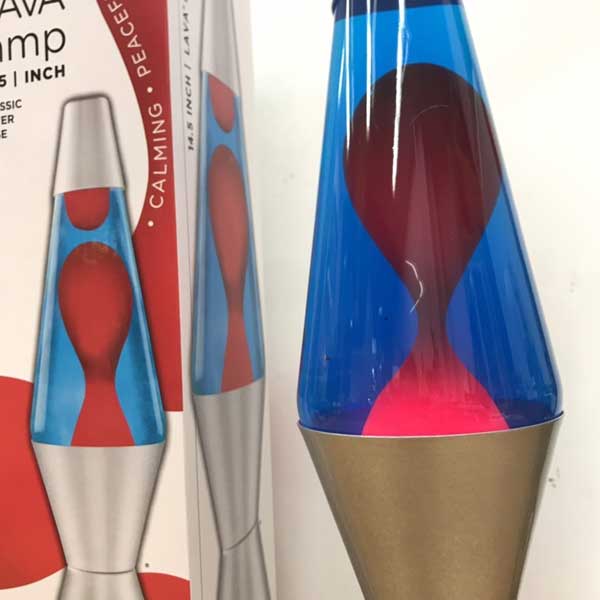21 ラバライト Lava Light Lamp Red Wax Blue Liquid Silver Base ラバランプ アメリカン雑貨 Cooltonindia Com
