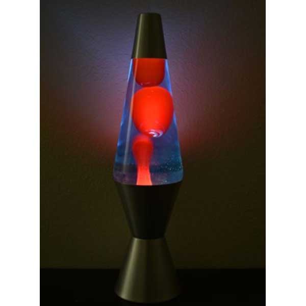 21 ラバライト Lava Light Lamp Red Wax Blue Liquid Silver Base ラバランプ アメリカン雑貨 Cooltonindia Com