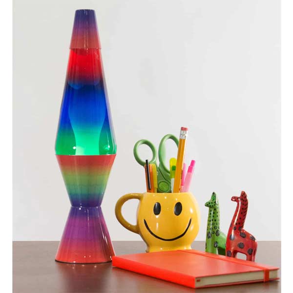 【楽天市場】[2140] ラバライト Lava Light Lamp / White Wax clear liquid tricolored