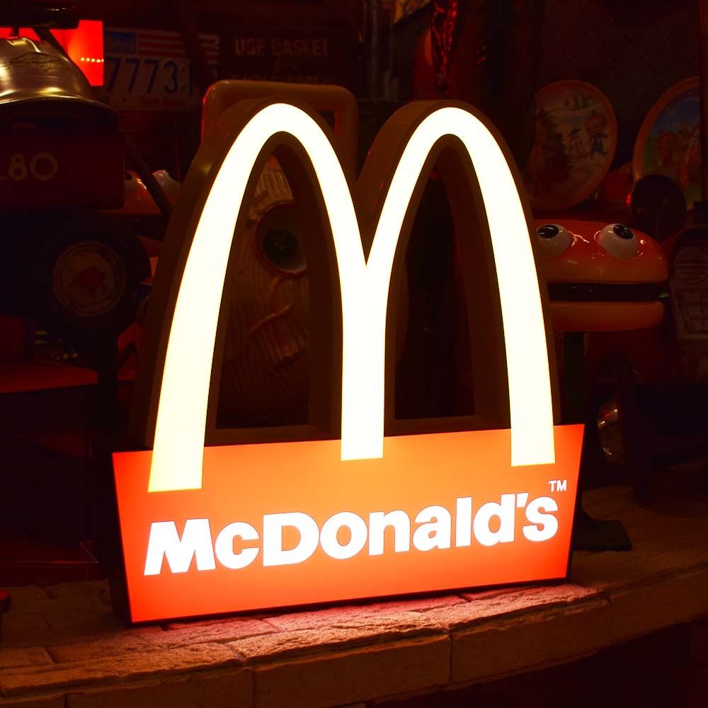 McDonald マクドナルド LED サイン 看板 / 電飾 ライト ガレージ インテリア アメリカン雑貨｜アメリカンガレージライフCHOPPERS