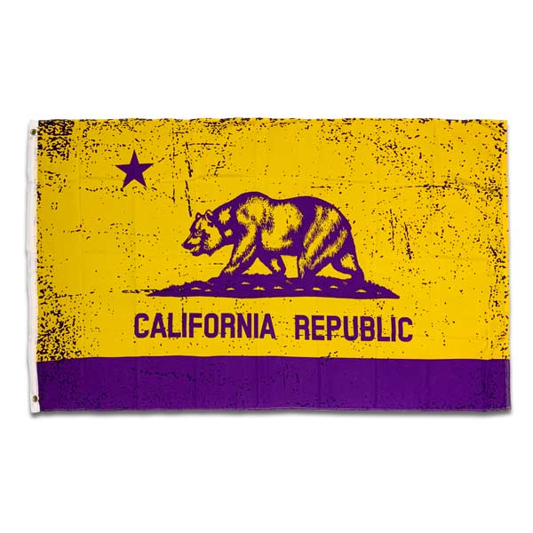 楽天市場】旗 フラッグ [CALIFORNIA REPUBLIC - Rainbow