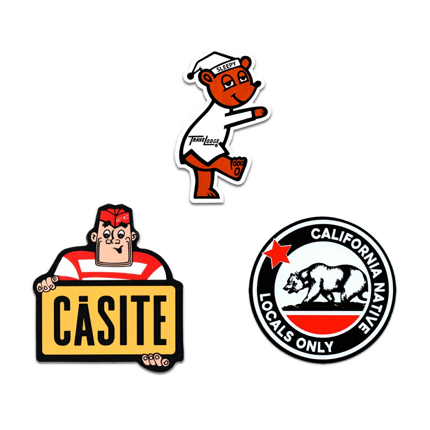楽天市場】トラベロッジ スリーピーベア ステッカー アメリカン雑貨