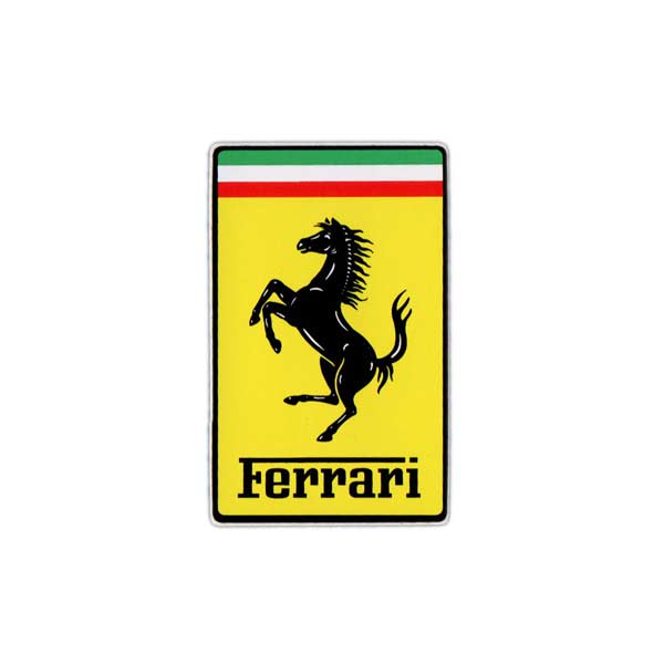 楽天市場】フェラーリ オフィシャル ステッカー [長方形M] Ferrari 正規品 アメリカン雑貨 : アメリカンガレージライフCHOPPERS