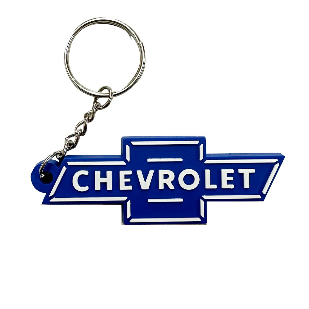 【まちこ】　CHEVROLET シボレー メッキ キーホルダー 男女ペア 20001543-1.jpg