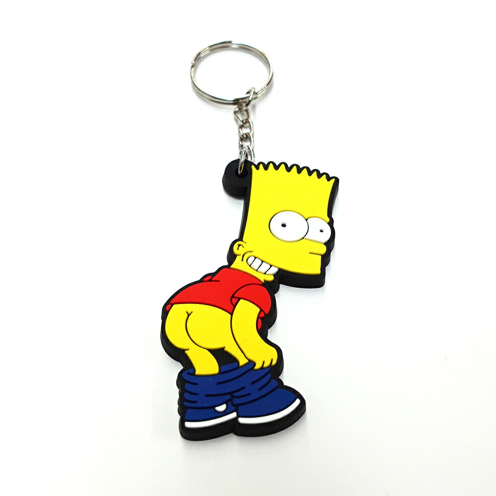 楽天市場】【メール便可】ラバーキーホルダー The Simpsons